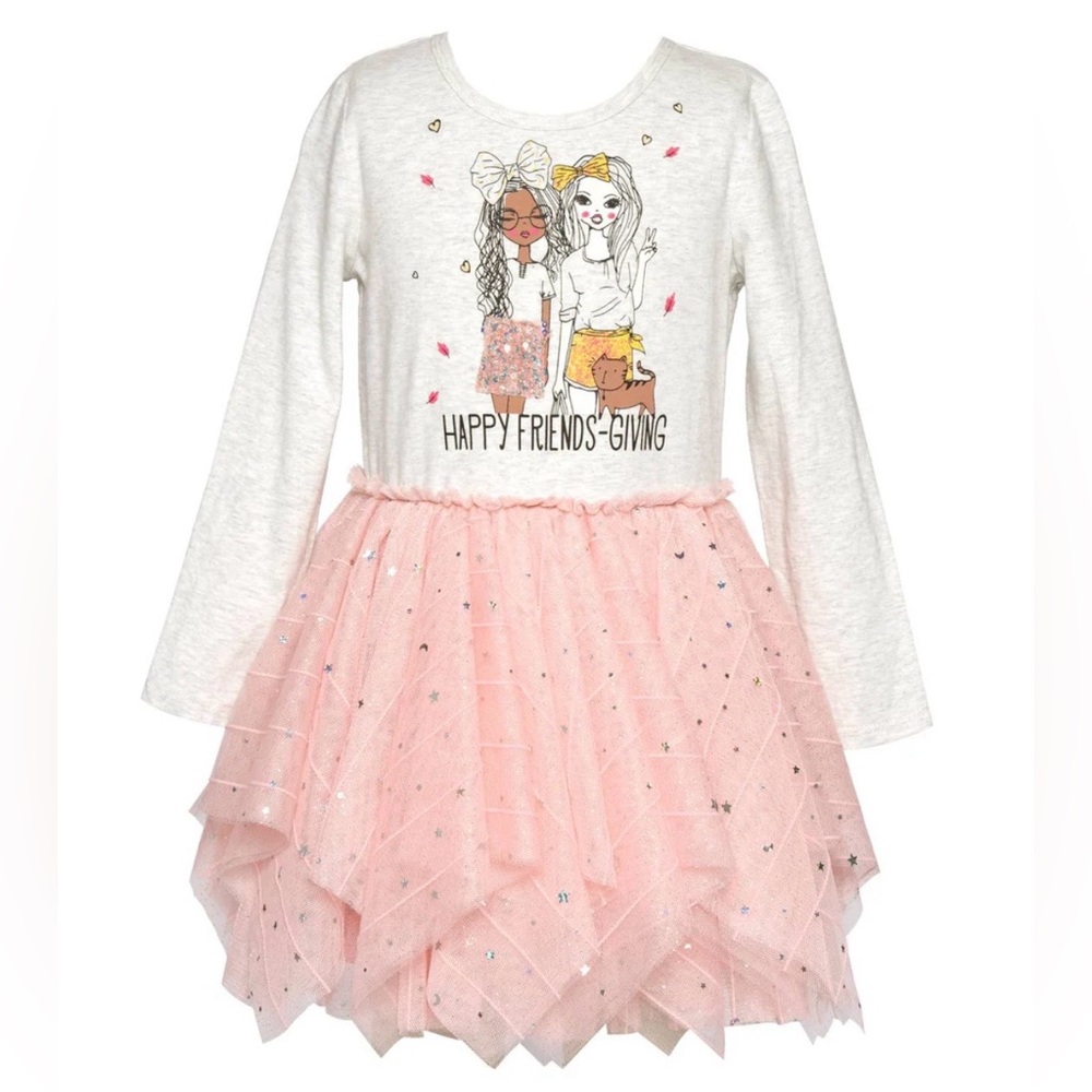 Hannah Banana Happy Friends-Giving Tutu Dress